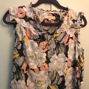 Loft flower pattern blouse